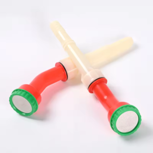 PIPE SHOWER RED&WHITE METAL JALI